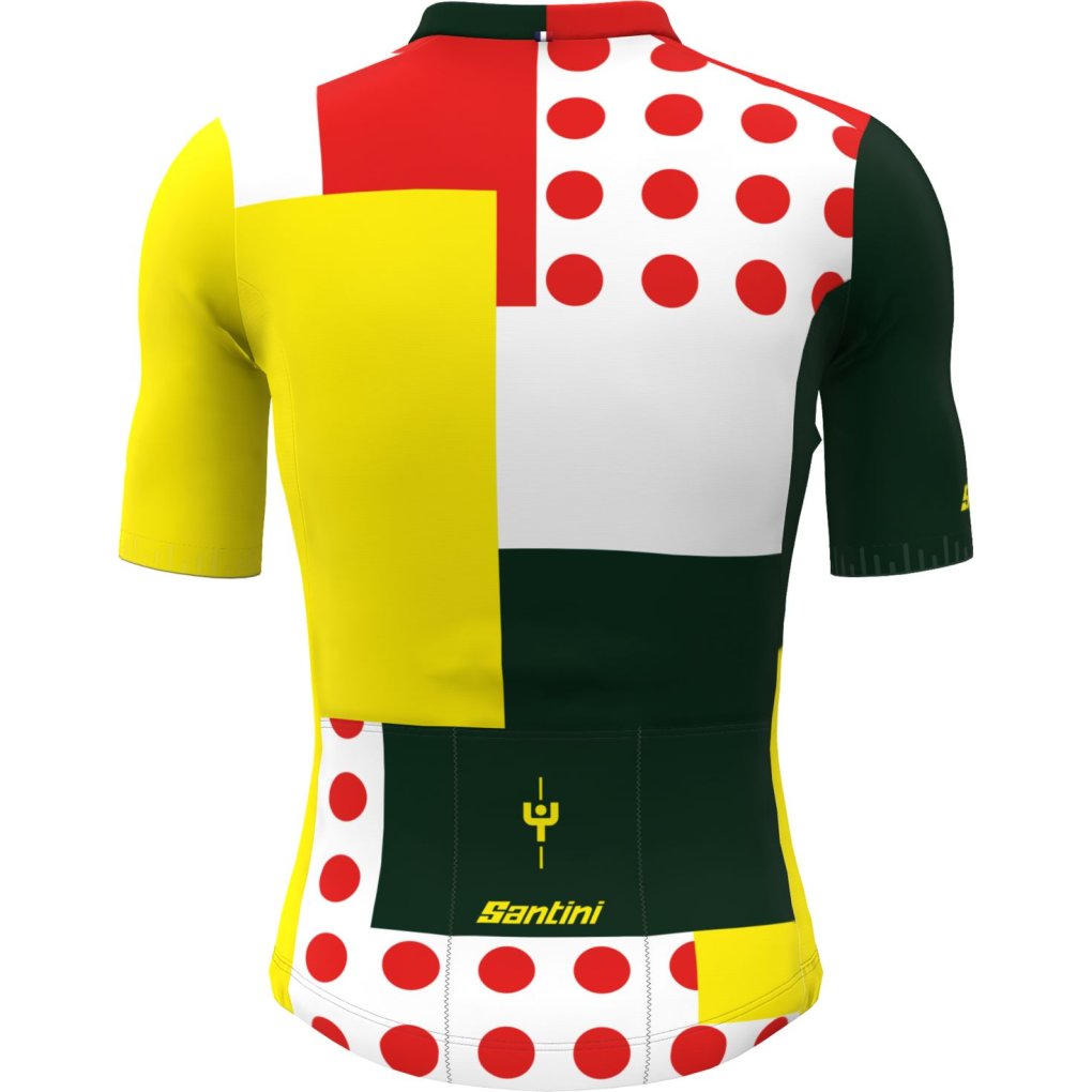 Santini Combo Cycling Jersey Men - Tour de France™ 2025 Collection - MJ94075CCOMBO - print