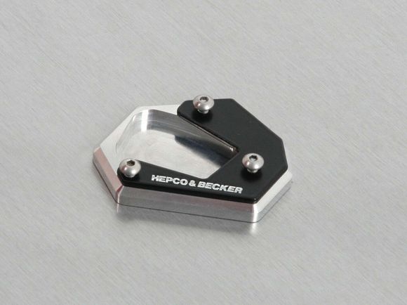 Hepco & Becker side stand extension - black/silverRef: Hbe04624A / 42119514 00 91
