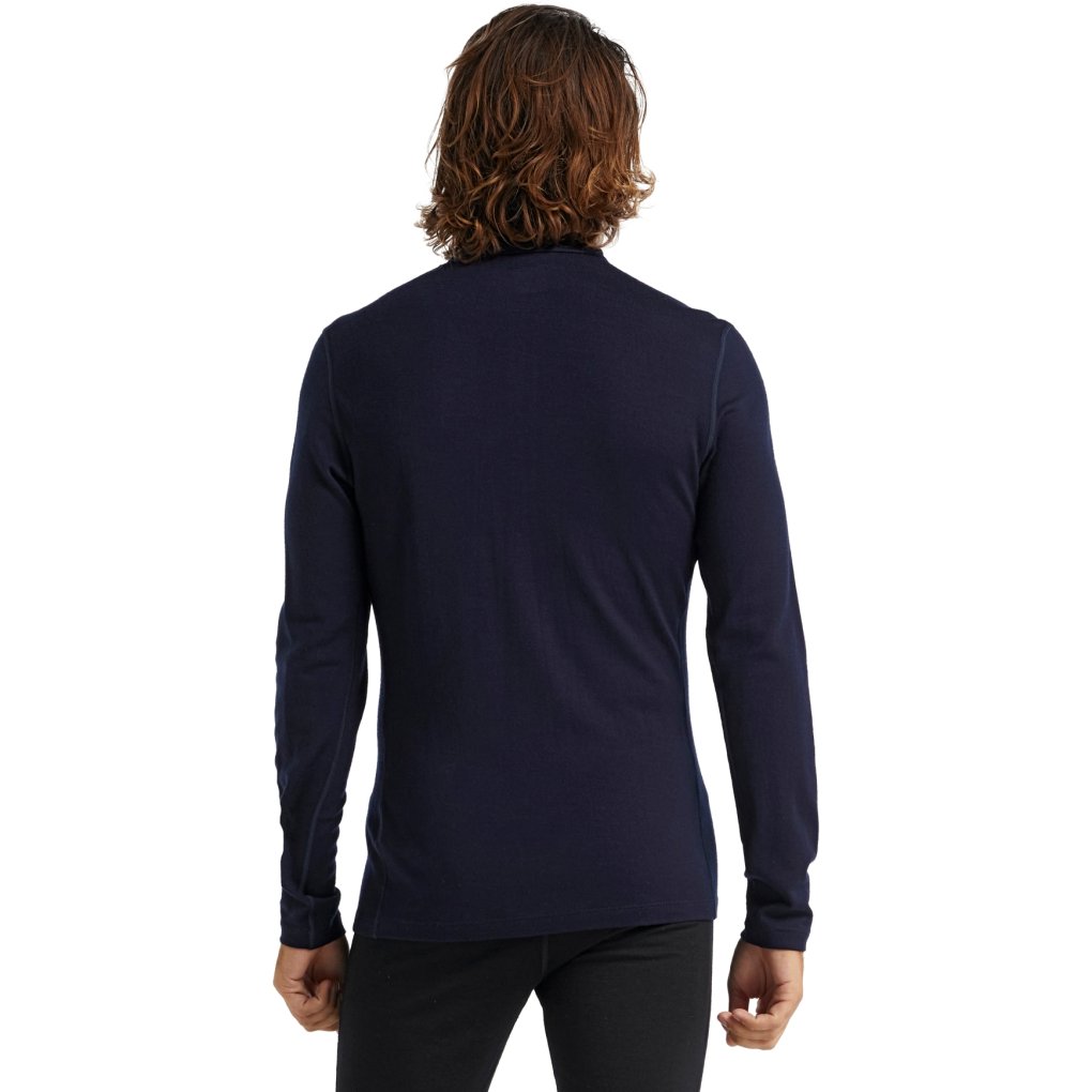 Icebreaker Merino 260 Tech Long Sleeve Half Zip Thermal Top Men - Midnight Navy