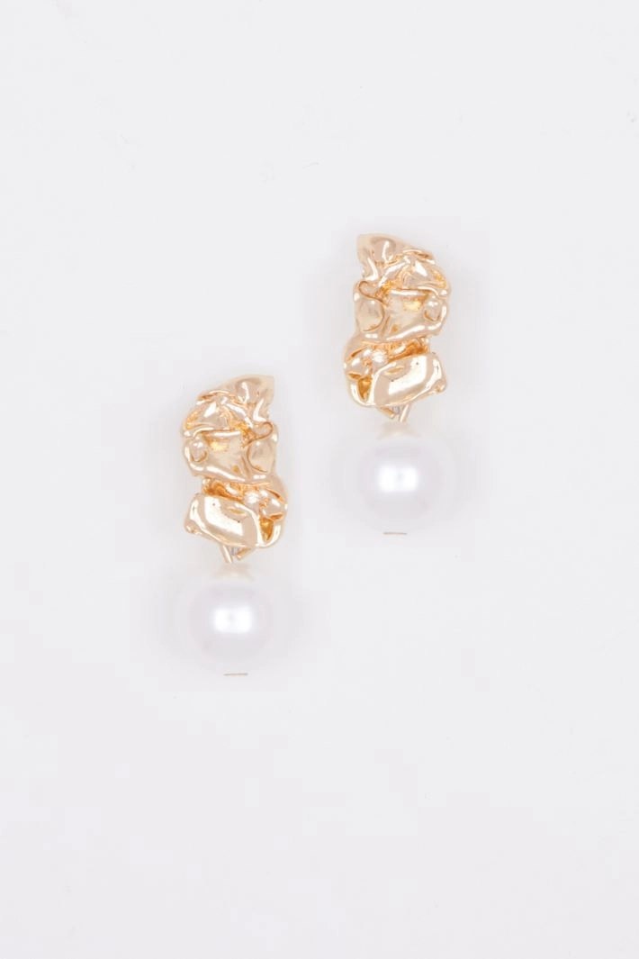 Pearl earrings - GOLD