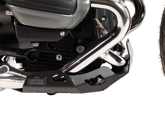 Hepco & Becker aluminum engine guard - blackBMW 1200 R 12 - 2024 - 2025Ref: Hbe04504A / 8106539 00 01
