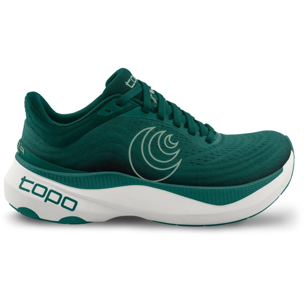 Topo Athletic Aura Running Shoes Men - teal/white