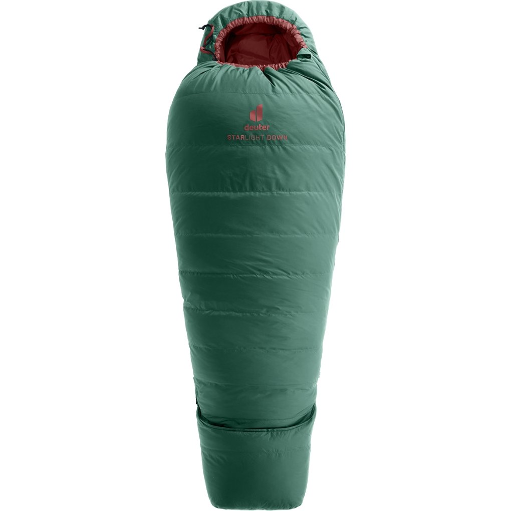 Deuter Starlight Down Kids Sleeping Bag - seegreen-redwood