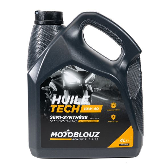 Huile moteur Motoblouz TECH 4T 10W-40 4L UniverselRef : MB0468 / ART-013288