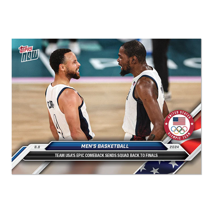 Men's Basketball - 2024 Olympic Games TOPPS NOW® Card 23