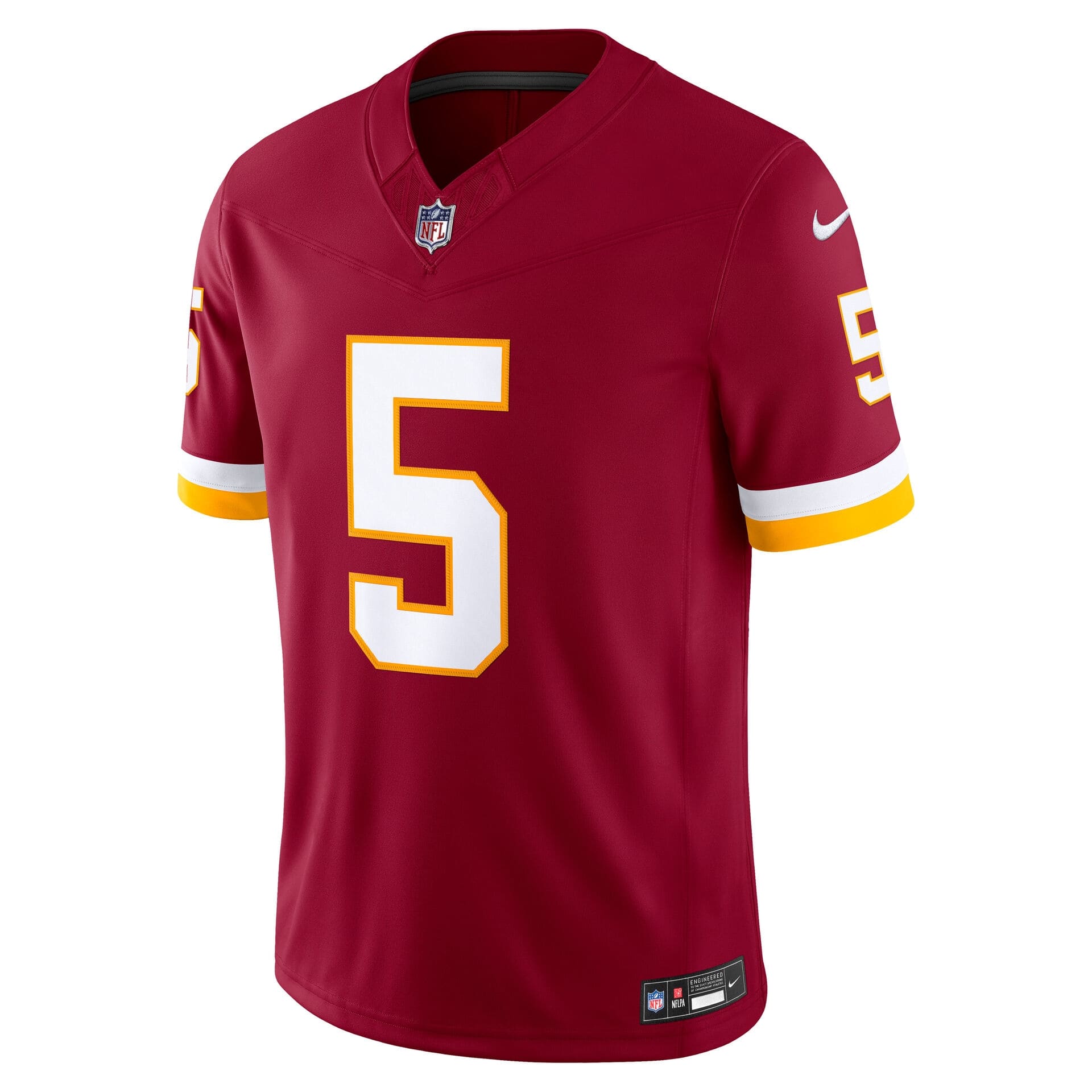 Jayden Daniels #5 Washington Commanders 2026 Stitched Limited NFL Jersey Burgundy