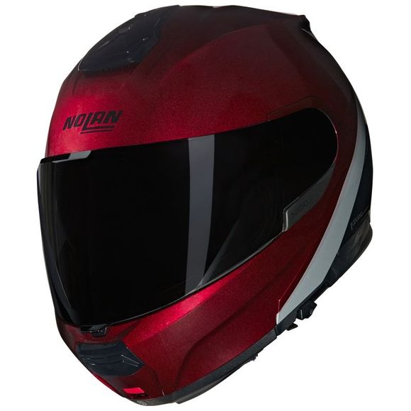 Nolan N100-6 modular helmet - SPECIAL VERNICIATURA - Red / BlackRef: NL1633