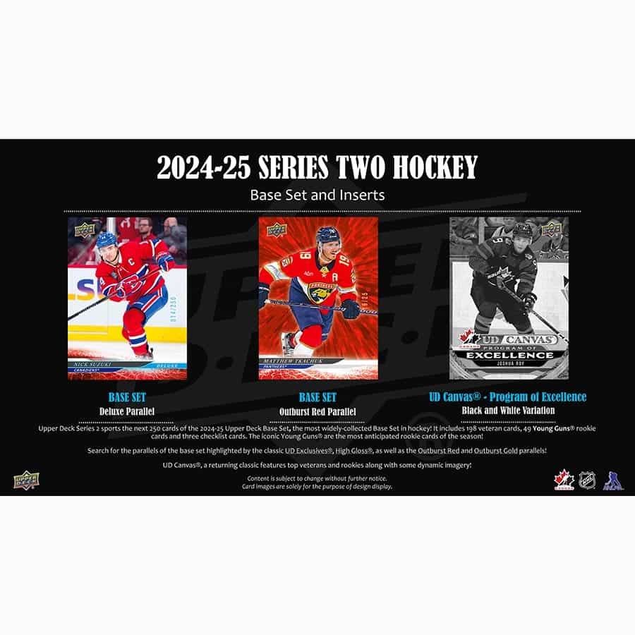 2024/25 Upper Deck Series 2 Hockey NHL Hobby Box