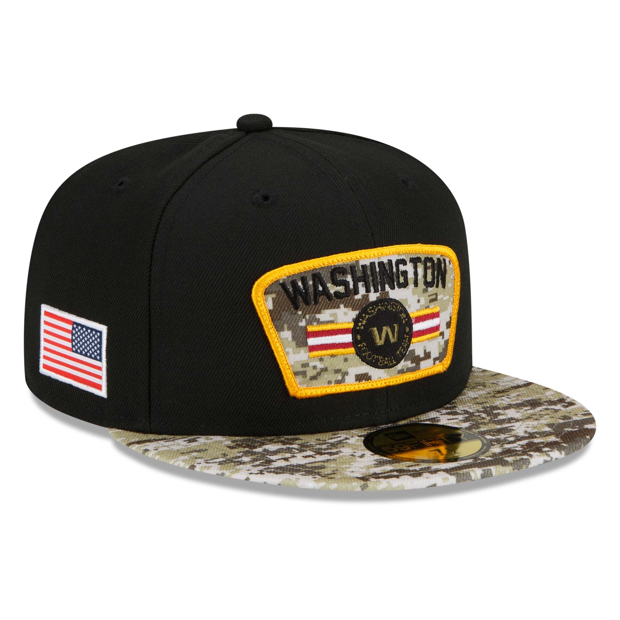 Washington Football Team 2021 NFL On-Field Salute to Service New Era 59FIFTY Fitted Cap