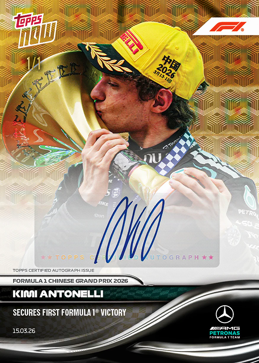 Kimi Antonelli - 2026 Formula 1® Topps NOW® - Card 18 - PR: 28723