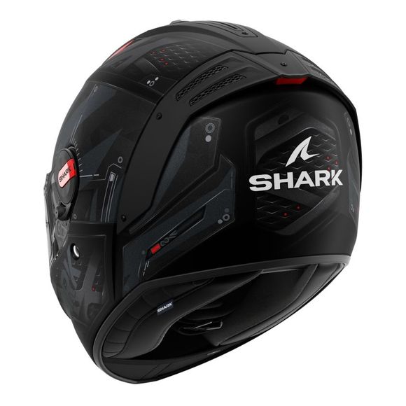 Shark SPARTAN RS STINGREY Full-Face Helmet - Black / GreyRef: SH1675-C578