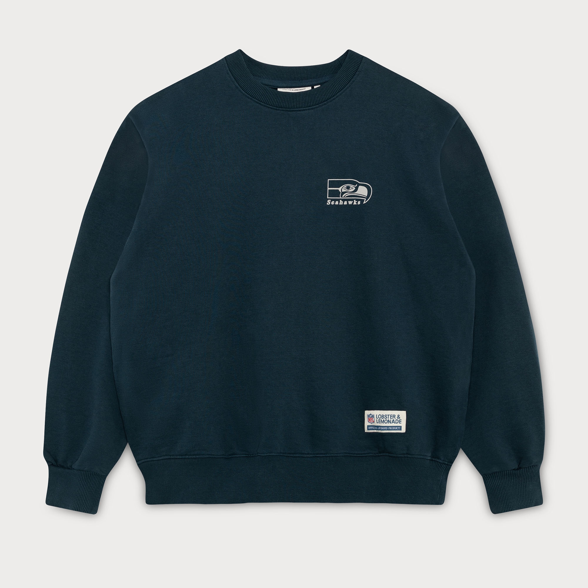 Seattle Seahawks L&L '96 Classics NFL Crew Sweater Navy