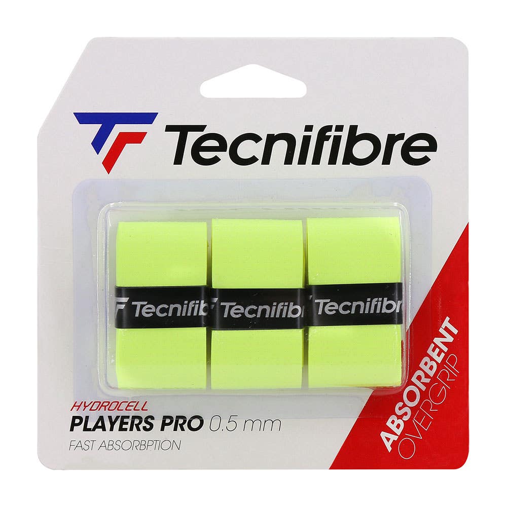 BLISTER 3 PCS. OVERGRIPS TECNIFIBRE PLAYERS PRO NEON