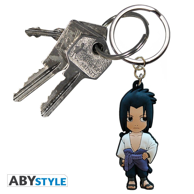 NARUTO SHIPPUDEN Keychain Sasuke PVC