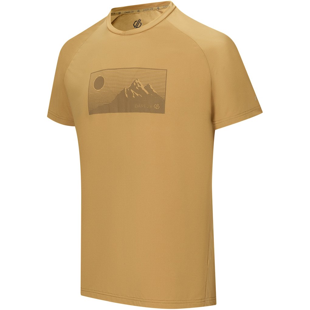 Dare 2b Tech II Tee Men - ZIQ Wood Brown