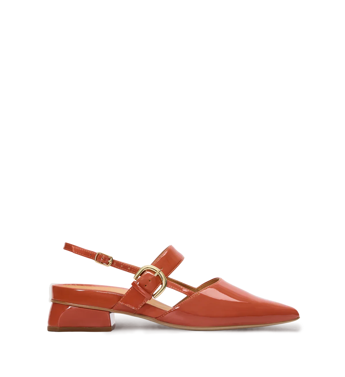 Eider Terracotta Patent Leather Flats