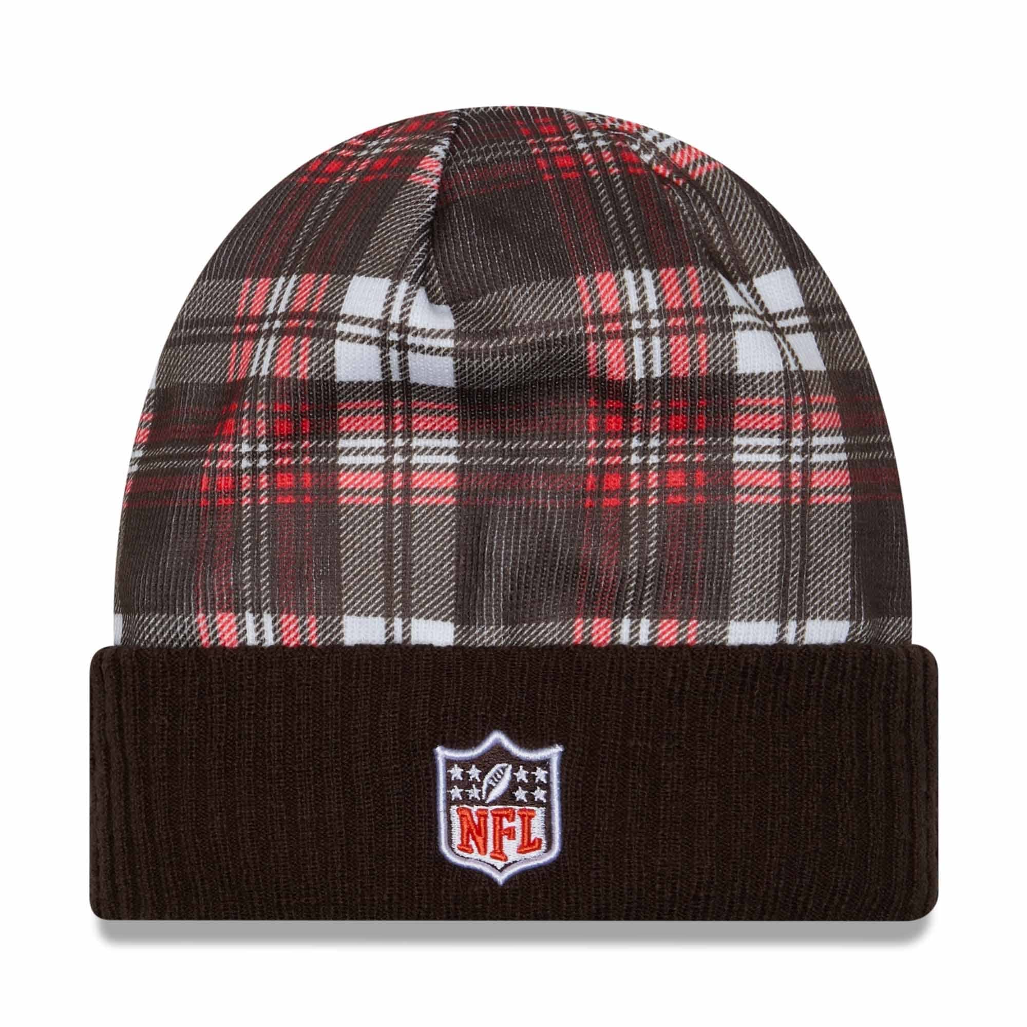 Cleveland Browns 2024 NFL Sideline Statement New Era Knit Hat Brown