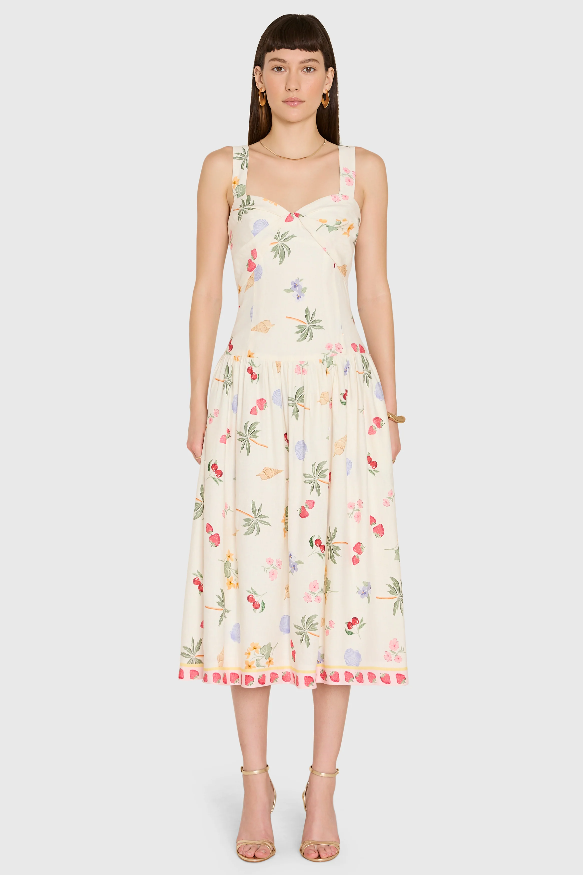 Soho Midi Dress In Boardwalk