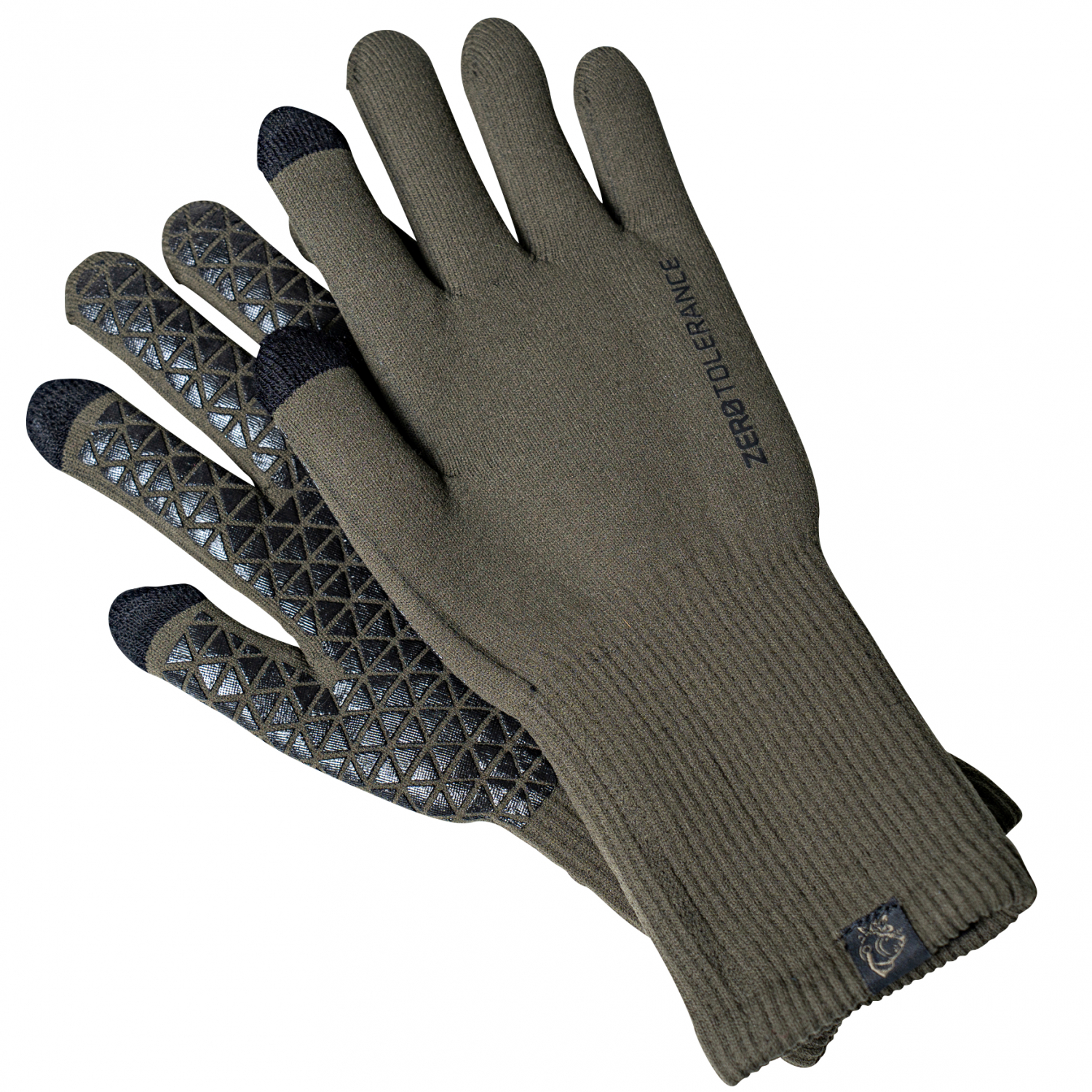 Nash Zero Tolerance Waterproof Gloves Element (Olive\/Black)