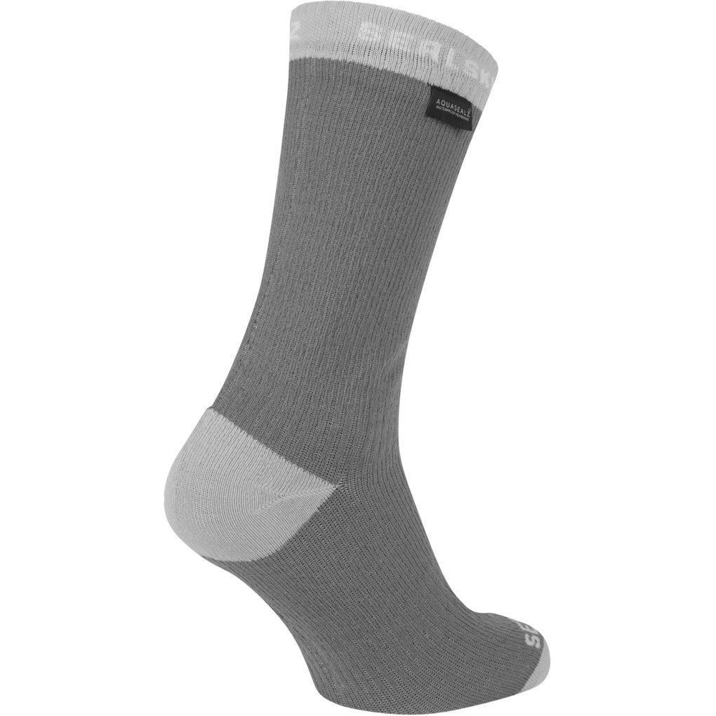 SealSkinz Wiveton Waterproof Warm Weather Mid Length Socks - Grey