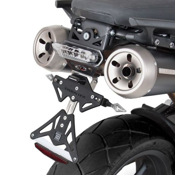 Barracuda Black License Plate Holder - BlackRef: bar0333 / ymt6104-bn
