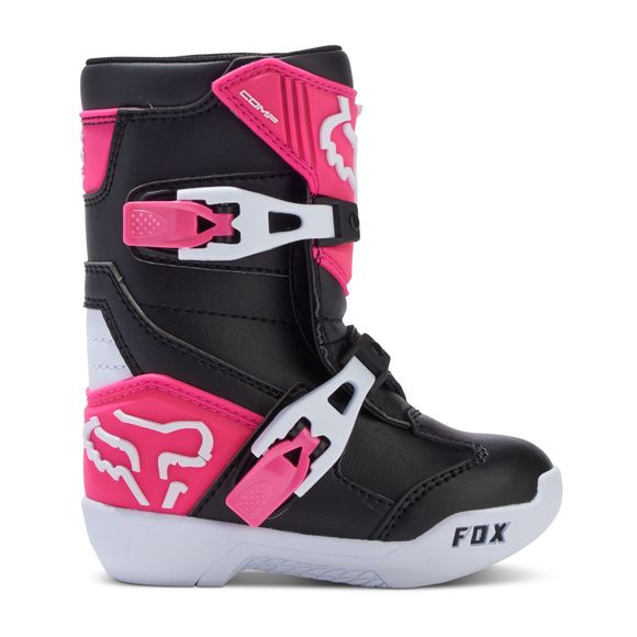 Fox KIDS COMP cross Boots - Black / PinkRef: FX4156