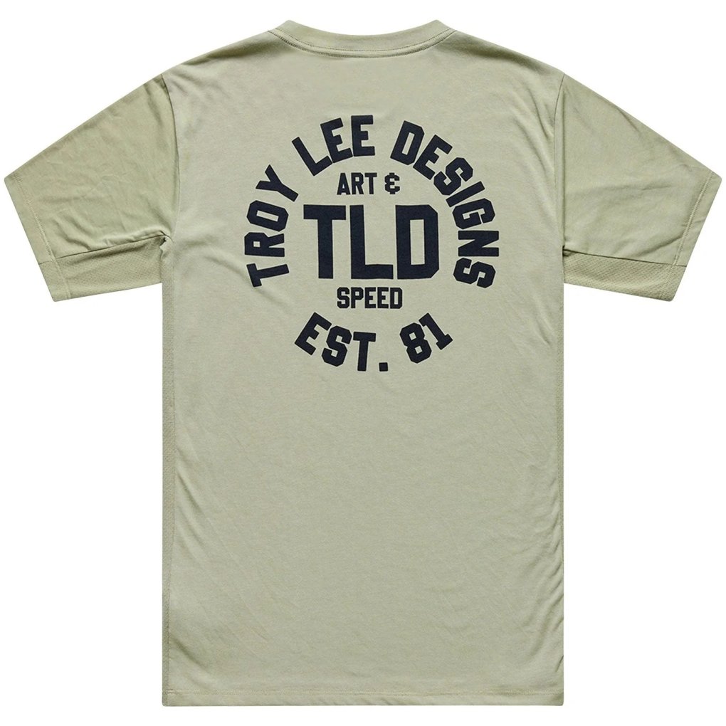 Troy Lee Designs Skyline Ride Short Sleeve Jersey Men - Stamps Sage