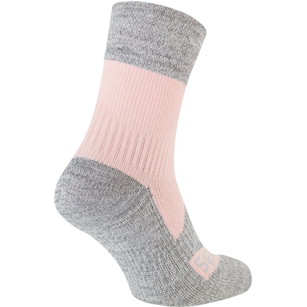SealSkinz Bircham Waterproof All Weather Ankle Length Socks - Pink
