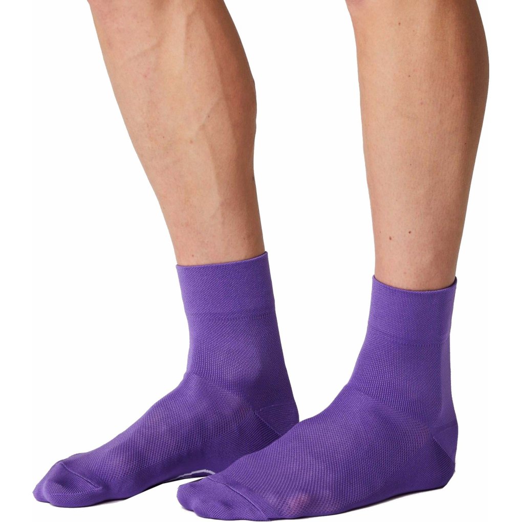 FINGERSCROSSED Classic Mid High Cycling Socks - Lilac #011