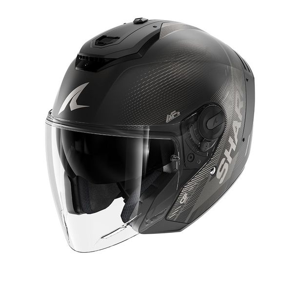 Casque jet Shark RS JET CARBON SPEED-TECH - Gris / NoirRef : SH1880-CAB