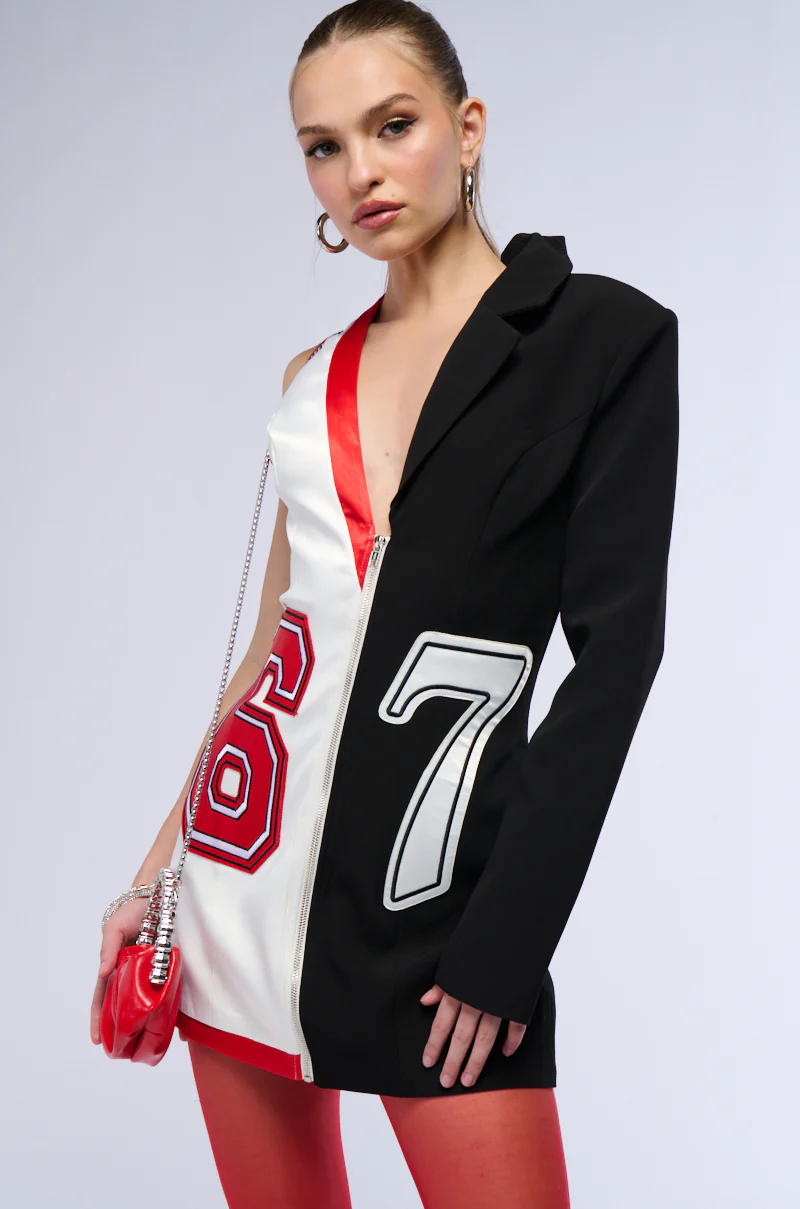 Business On The Court Blazer Mini Dress