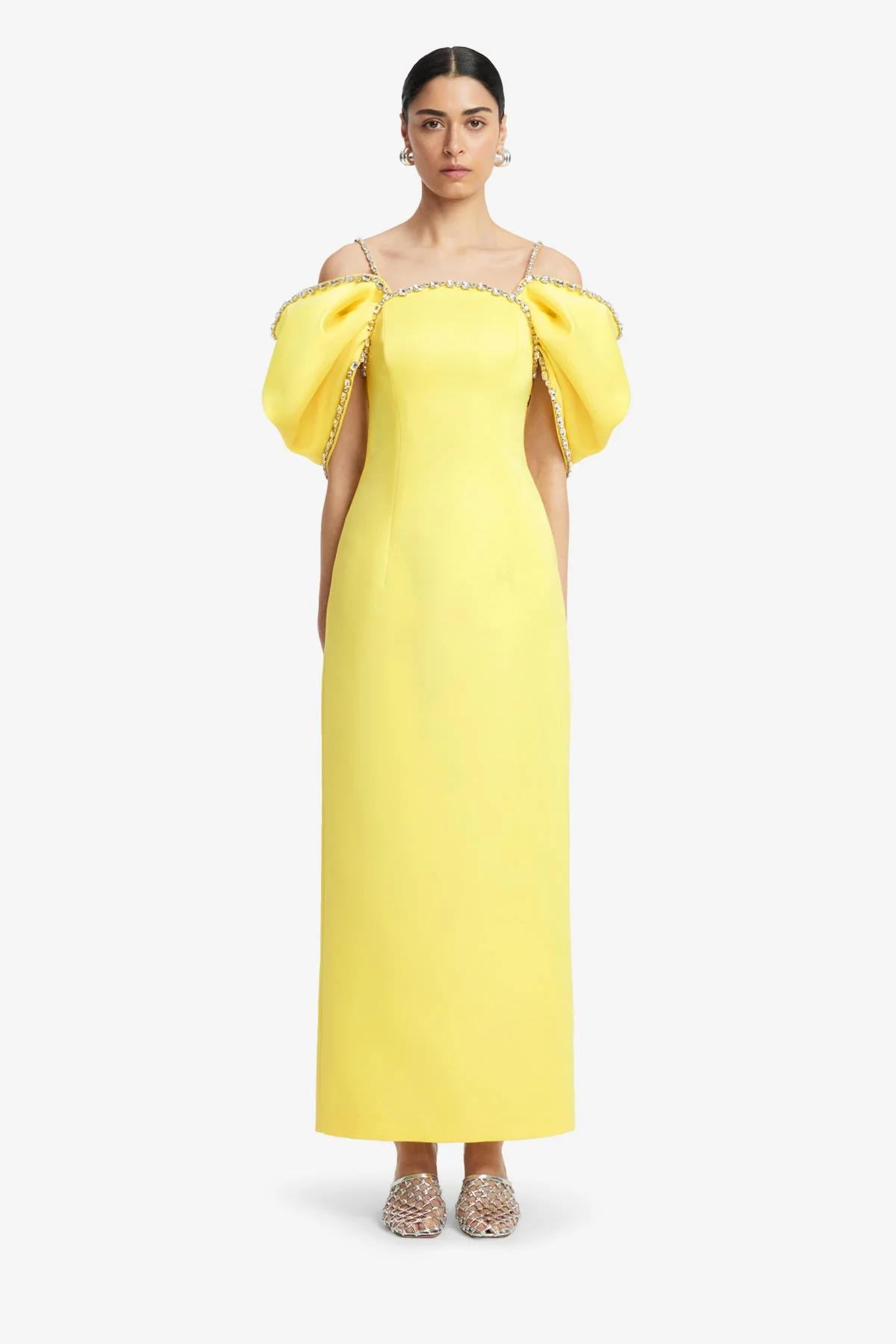 Arabella Embellished Maxi Dress - Sunshine