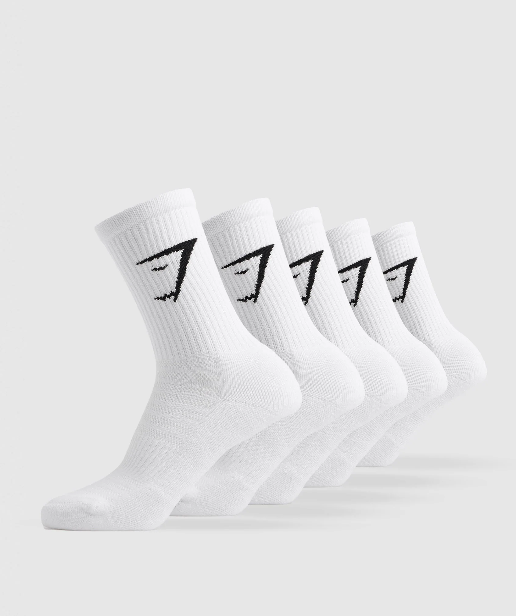 Crew Socks 5pk White