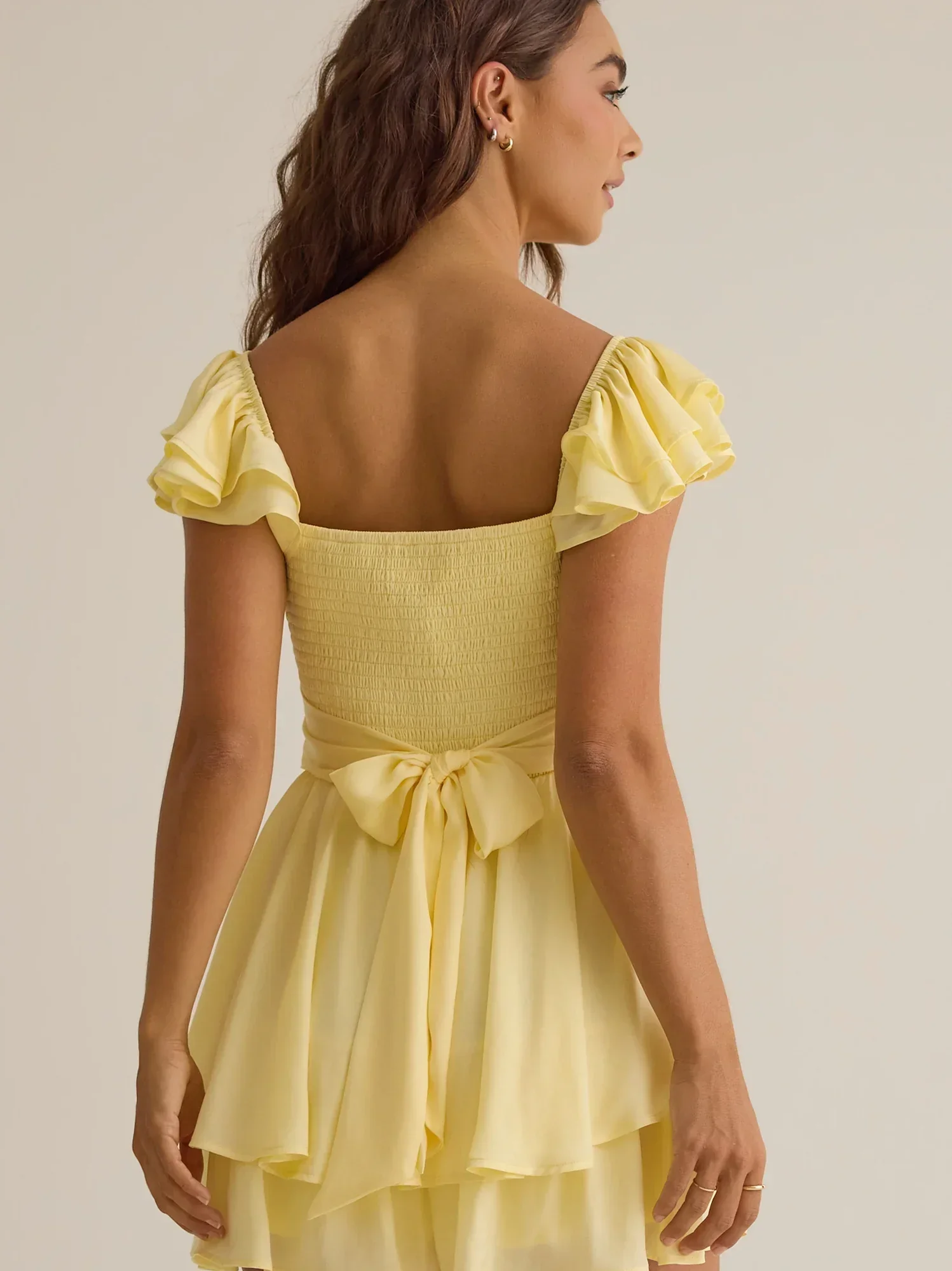 Lainey Double Layered Satin Romper