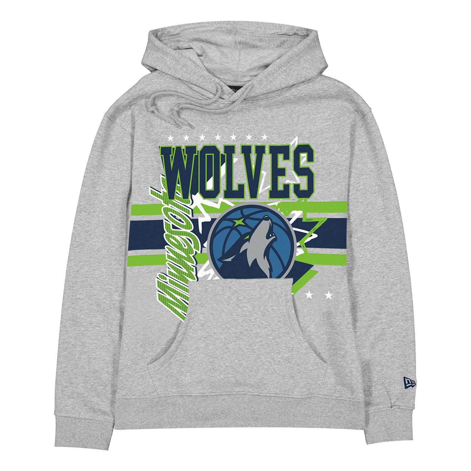 Minnesota Timberwolves Sport Classics Oversized NBA Hoodie Gray