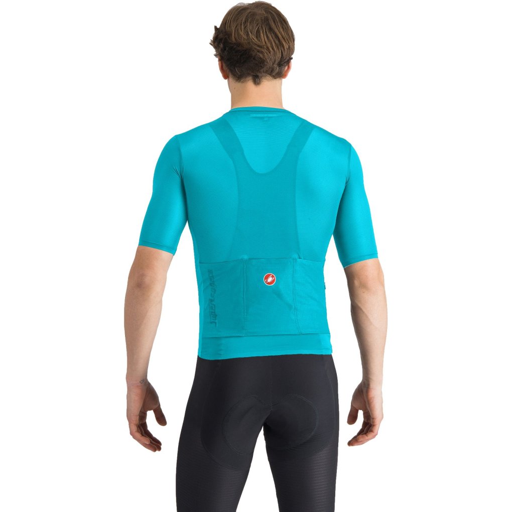 Castelli Superleggera A/C Jersey Men - pool blue 457
