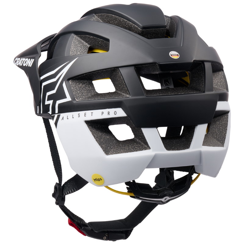 CRATONI AllSet Pro MIPS Helmet - black-white matt