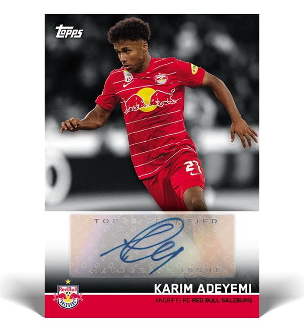 Topps Red Bull Salzburg Sticker-Set 2021/22 - 30 Stickers + 3 Cards