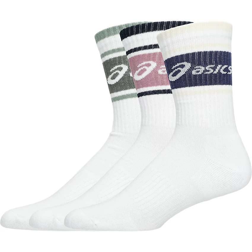 3 PACK ASICS LOGO CREW SOCK