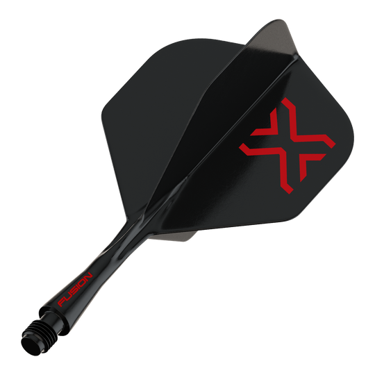 Winmau Fusion Blade X No2 Standard Flight Shaft System - Black