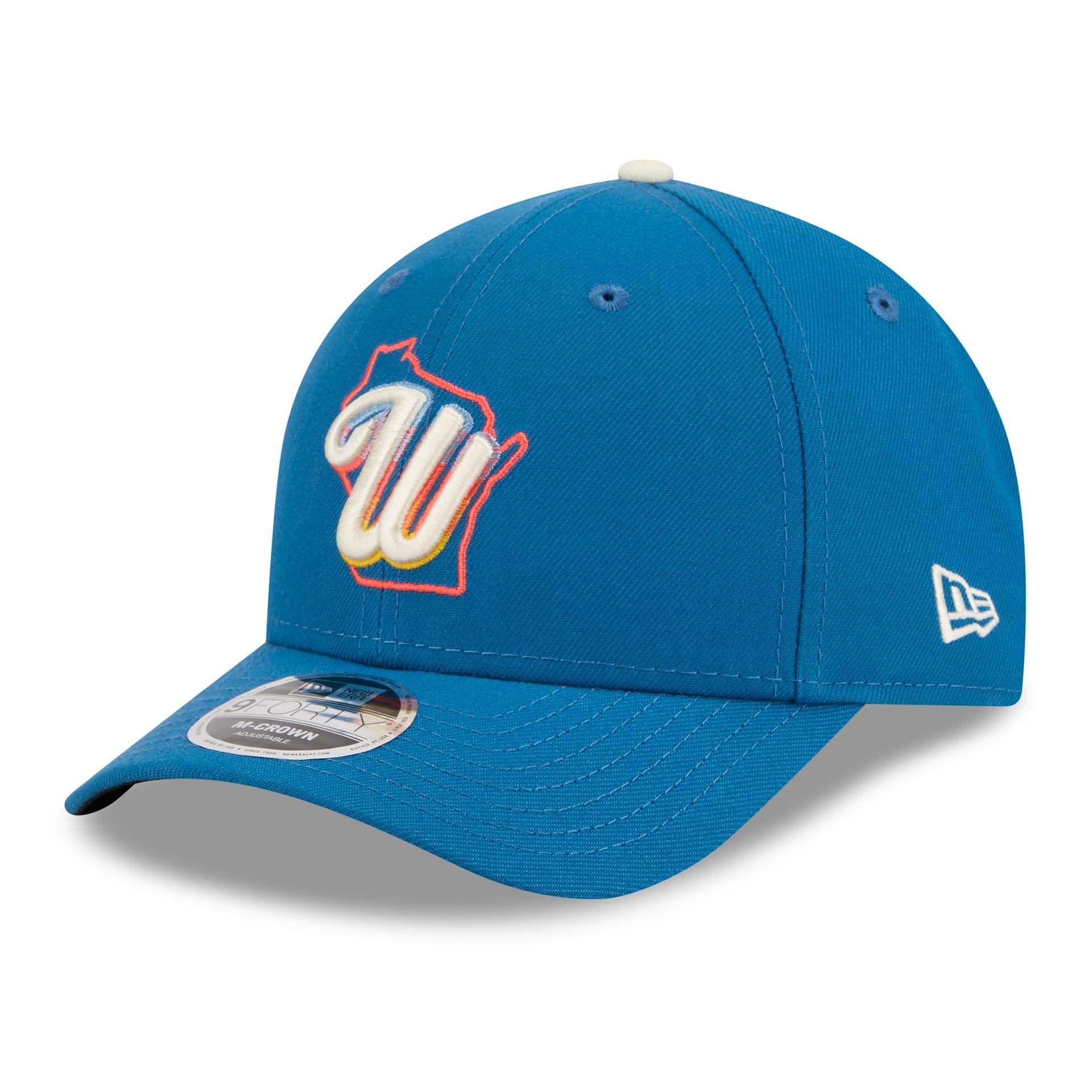 Milwaukee Brewers MLB City Connect 9FORTY M-Crown Snapback Cap Blue