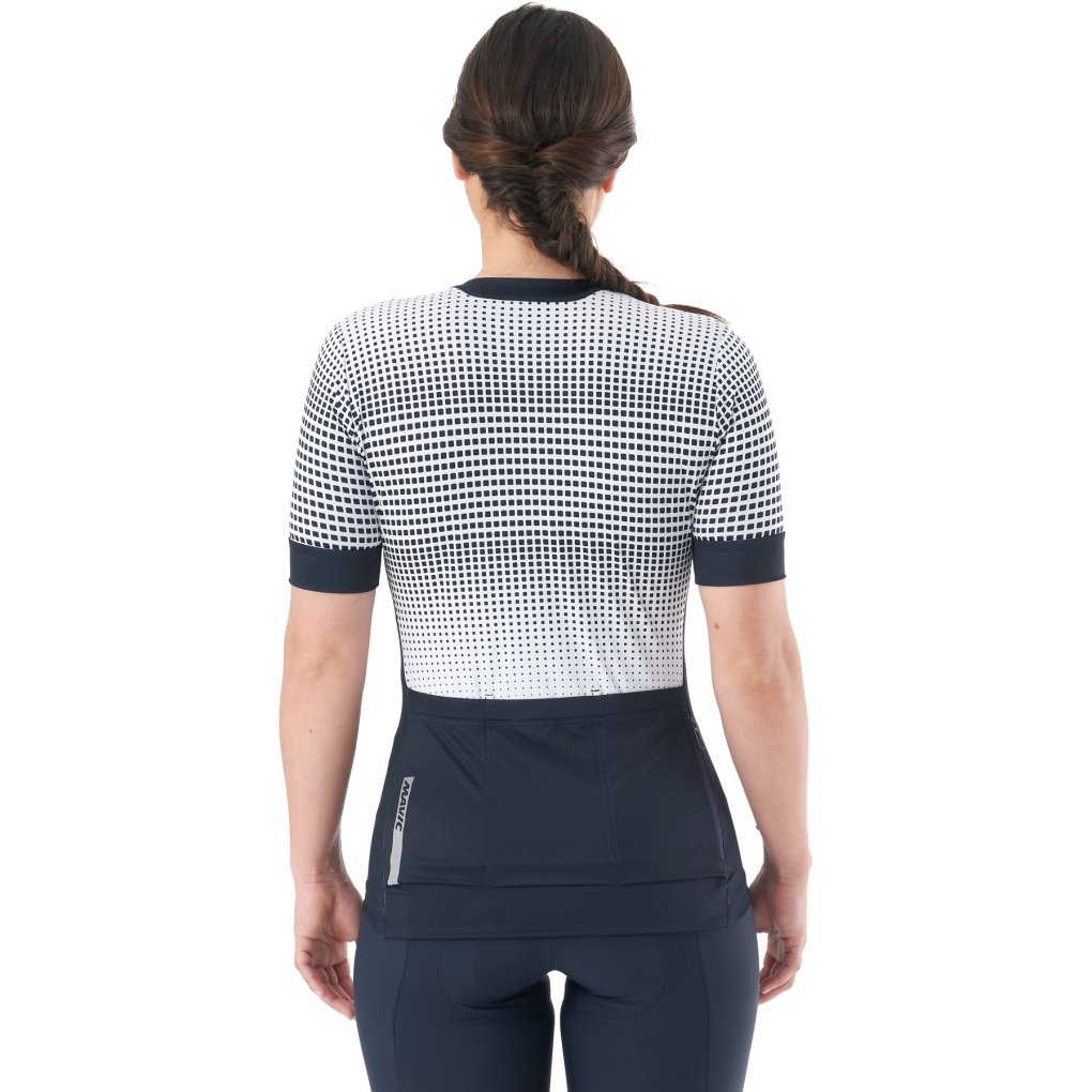 Mavic Aksium Graphic Shortsleeve Jersey Women - stripes/deep blue