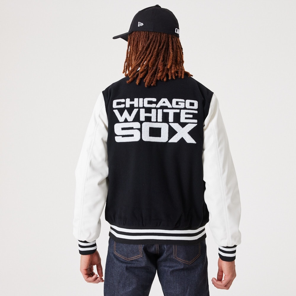 Chicago White Sox Varsity New Era MLB Jacket Black