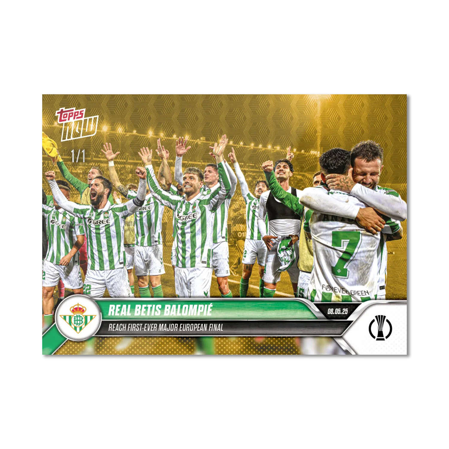 Real Betis Balompié - 2024-25 UECL Topps NOW® - Card 11