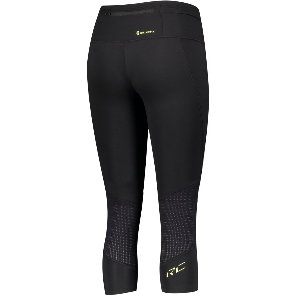SCOTT RC Run 3/4 Running Tights Women - black/yellow