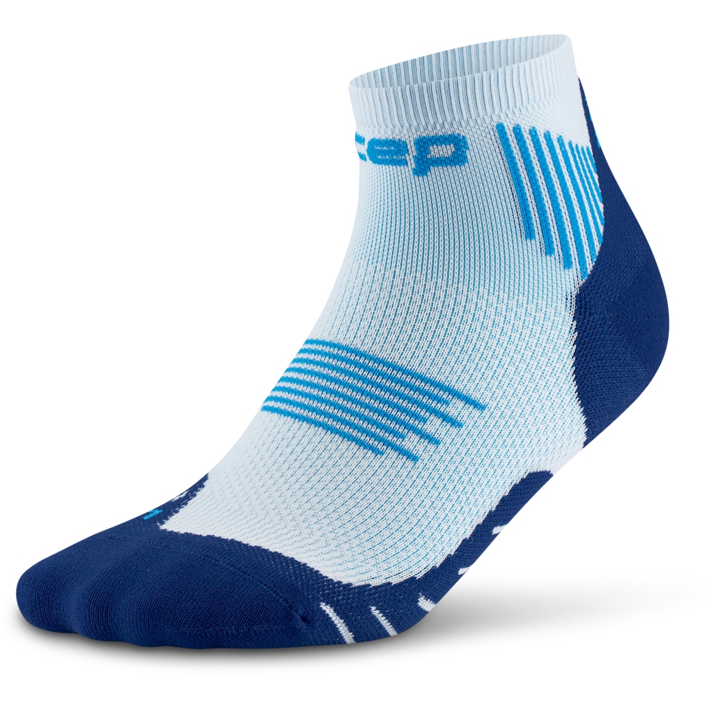CEP Core Run Low Cut Compression Socks Men - ice/blue