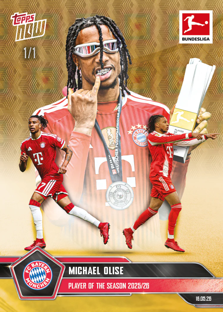 Michael Olise - 2025-26 Bundesliga Topps NOW® - Card 196
