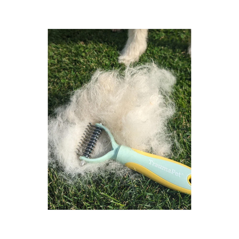 TraumaPet Double-Sided Undercoat Comb