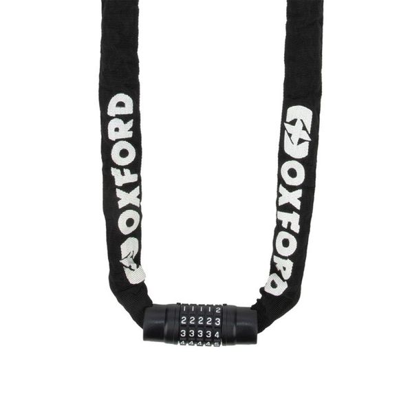Oxford LK118 Combi Chain 8 Lock (8mm x 1.5m) Universal - BlackRef: od0011 / lk118