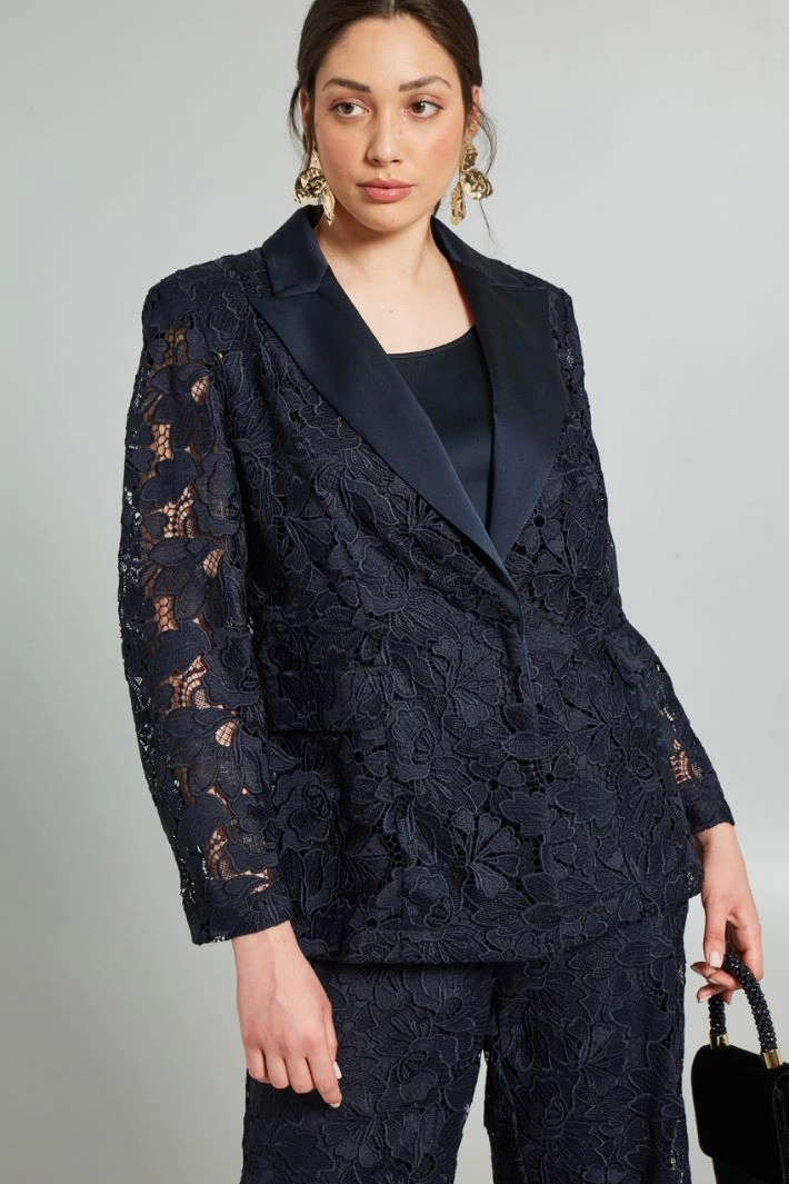 Single-breasted blazer - NIGHT BLUE